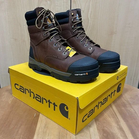 Carhartt Ground Force Waterproof 8\'\' Composite Toe Work Boot NWT Big + Tall | Carhartt 8 main image 2